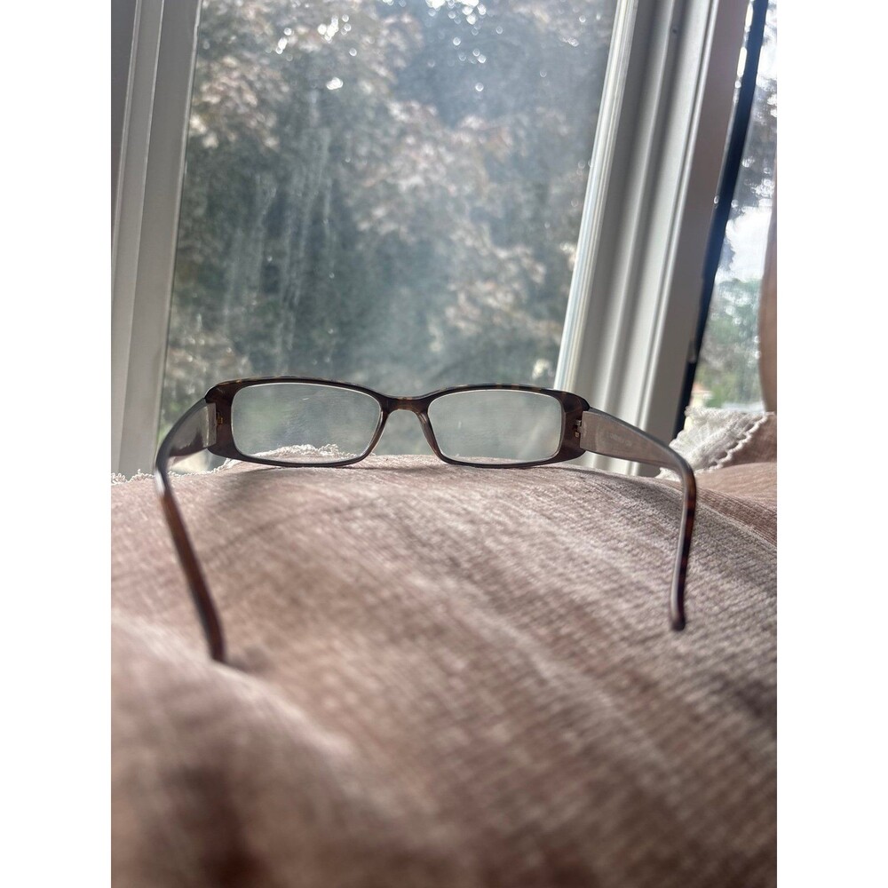 Jones New York JNR005 EKP Brown Tortoise Rectangle Eyeglasses Frames 53-17-140 - Picture 8 of 11